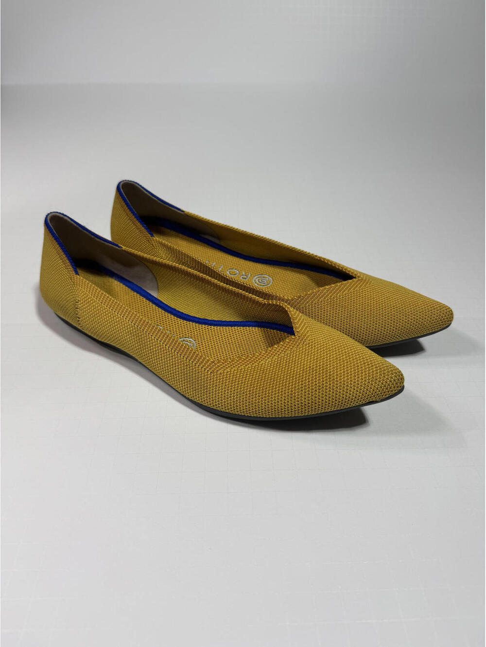 Rothys Flats Women's 8.5 Marigold Yellow Pointed Toe